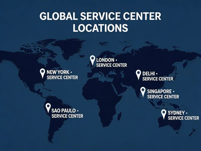 Global calibration laboratory locations